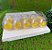 Caixa com 10 Mini Ovos de Plástico Amarelo e Transparente - Rizzo Embalagens - Imagem 1