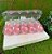 Caixa com 10 Mini Ovos de Plástico Rosa e Transparente - Rizzo Embalagens - Imagem 1