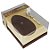 Caixa Ovo de Colher de 500g - Classic Ouro Cód 1420 - 05 unidades - Ideia Embalagens Pascoa Rizzo Confeitaria - Imagem 1