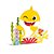 Silhueta De Chão Baby Shark Amarelo - Festa Baby Shark - 01 unidade - Cromus - Rizzo Festas - Imagem 1
