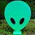 Decoração MDF Alien - 01 Unidade - Mara Móveis - Rizzo - Imagem 1