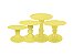 Boleira Mosaico - Liso - Amarelo - Tamanhos  P, M, G e GG - 01 Unidade - Só Boleiras - Rizzo Festas - Imagem 1