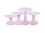 Boleira Mosaico - Liso - Rosa Claro - Tamanhos  P, M, G e GG - 01 Unidade - Só Boleiras - Rizzo Festas - Imagem 1