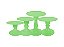 Boleira Mosaico - Liso - Verde Limão - Tamanhos  P, M, G e GG - 01 Unidade - Só Boleiras - Rizzo Festas - Imagem 1