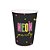 Copo de Papel 240ml - Festa Neon - 08 unidades - Cromus - Rizzo Festas - Imagem 1