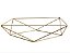 Base aramada triangular para bandeja - Dourado - Rizzo Festas - Imagem 1