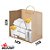 Sacola Delivery Kraft - 32x20x34cm - 10 unidades - Ref 5430 - WMA - Imagem 1