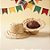Forminha para Doces - Mini Chapéu de Palha Festa Junina - 12x4cm - 01 unidade - Rizzo - Imagem 1