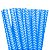 Canudo de Papel Missoni Azul - 20 unidades - ArtLille - Rizzo Festas - Imagem 1