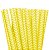 Canudo de Papel Missoni Amarelo - 20 unidades - ArtLille - Rizzo Festas - Imagem 1