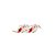 Fita Paz & Alegria Nude/Vermelho 6,3cm - 01 unidade 9,14m - Cromus Natal - Rizzo Embalagens - Imagem 1