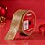 Fita Glitter Ouro 3,8cm - 01 unidade 9,14m - Cromus Natal - Rizzo - Imagem 1