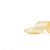 Fita Glitter Marfim Ouro 6,3cm - 01 unidade 9,14m - Cromus Natal - Rizzo Embalagens - Imagem 1
