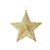 Enfeite para Pendurar Estrela Ouro Tam G 22cm - 01 unidade - Cromus Natal - Rizzo Embalagens - Imagem 1