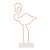 Flamingo Aramado Luminoso - 01 Unidade - Artegift - Rizzo Decorações - Imagem 1