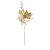 Flor de Natal Poinsettia Ouro Cabo Longo - 01 unidade - Cromus Natal - Rizzo Embalagens - Imagem 1