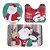 Kit para Banheiro Natal Noel Rustico - Cromus Natal - Rizzo Embalagens - Imagem 1