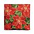 Capa para Almofada Poinsettia 45cm - 01 unidade - Cromus Natal - Rizzo Embalagens - Imagem 1