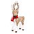Rena Crespinha Cachecol 50cm - 01 unidade - Cromus Natal - Rizzo Embalagens - Imagem 1