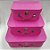 Kit Maleta Rosa Pink - 03 Unidades - Rizzo Embalagens - Imagem 2