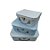 Kit Maleta Texturizado Azul Claro - 03 Unidades - Rizzo Embalagens - Imagem 3