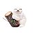 Urso com Cachecol e Tronco Branco/Marrom 25cm - 01 unidade - Cromus Natal - Rizzo Embalagens - Imagem 1