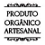 Carimbo Artesanal Produto Orgânico Artesanal - G - 5,4x5,6cm - Cod.RI-006 - Rizzo Confeitaria - Imagem 1