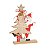 Pinheiro com Noel Escondido em Madeira 20cm - 01 unidade - Cromus Natal - Rizzo Embalagens - Imagem 1