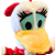 Margarida de Pelúcia 16cm - 01 unidade Natal Disney - Cromus Natal - Rizzo - Imagem 5