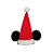 Gorro Mickey Noel Vermelho/Branco/Preto - 01 unidade - Natal Disney - Cromus Natal - Rizzo Embalagens - Imagem 1