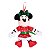 Minnie Pelúcia Vestido Vermelho/Verde 15cm Natal Disney - Cromus Natal - Rizzo - Imagem 1