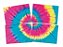 Painel Decorativo - Tie Dye - 1,28m x 90cm  - 1 unidade - Festcolor - Rizzo - Imagem 1