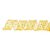 Fita Aramada Telada Ouro com Brilhos 10cm x 9,14m - 01 unidade - Cromus Natal - Rizzo Embalagens - Imagem 1