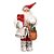 Papai Noel em Pé Vermelho com Bota de Pelúcia 50cm - 01 unidade - Cromus Natal - Rizzo Embalagens - Imagem 1