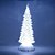 Pinheiro Decorativo Incolor com Led Branco 22cm - 01 unidade - Cromus Natal - Rizzo Embalagens - Imagem 2