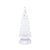 Pinheiro Decorativo Incolor com Led Branco 27cm - 01 unidade - Cromus Natal - Rizzo Embalagens - Imagem 2