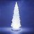 Pinheiro Decorativo Incolor com Led Branco 32cm - 01 unidade - Cromus Natal - Rizzo Embalagens - Imagem 1