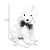 Cachorro com Gorro e Enfeite no Pescoço 33cm - 01 unidade - Bariloche - Cromus Natal - Rizzo Embalagens - Imagem 2