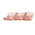Fita Aramada Lisa Rose e Ouro 6,3cm x 9,14m - 01 unidade - Cromus Natal - Rizzo Embalagens - Imagem 1