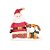 Noel e Cachorro com Movimento Vermelho 25cm - 01 unidade - Cromus Natal - Rizzo Embalagens - Imagem 1