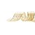 Fita Aramada Azevinho Ouro 6,3cm x 9,14m - 01 unidade - Cromus Natal - Rizzo Embalagens - Imagem 1