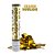 Lança Confete Confeste Laminado Colors Dourada - 30 cm - Mundo Bizarro​ - Imagem 1