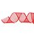 Fita Aramada Tela Vermelha 6,3cm x 9,14m - 01 unidade - Cromus Natal - Rizzo Embalagens - Imagem 1