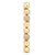 Kit Bola Lisa Mate Glitter Ouro 4cm - 08 unidades - Cromus Natal - Rizzo Embalagens - Imagem 1