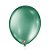 Balão de Festa Metalico - Verde - 25 Unidades - São Roque - Rizzo Embalagens - Imagem 1