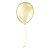 Balão de Festa Látex Perolado - Amarelo - 50 Unidades - Balões São Roque - Rizzo Balões - Imagem 1