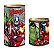 Lata para Lembrancinhas Avengers - 01 unidade - Cromus - Rizzo Embalagens - Imagem 1