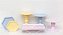 Kit Comemore MAIS - 20 Azul Candy, Creme e Rosa Candy - 01 Unidade - Só Boleiras - Rizzo Festas - Imagem 1