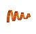 Rolo Fita Lisa Laranja - 15mm x 50m - EmFesta - Rizzo Embalagens - Imagem 1