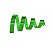 Rolo Fita Lisa Verde Escuro - 15mm x 50m - EmFesta - Rizzo Embalagens - Imagem 1